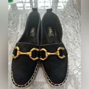 ZARA  Embellished Black & Gold Espadrilles Women's SIZE 37 like new Photo 2