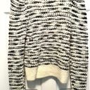 EXPRESS white and gray space dye cardigan with puffy sleeves. Size small Photo 3