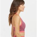 Spanx NWT  Spacedye Coral Punch Seamless Sculpt Medium Inpact Sports Bra Photo 1