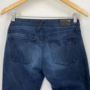 DL1961  Kate Slim Straight Dark Blue Wash Denim Jeans Low Rise Stretch Womens 26 Photo 4