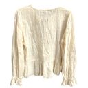 ZARA  Boho Swiss Dot and Crochet Cream Size Large Photo 1