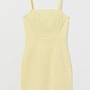 Divided H&M  Yellow Denim Mini Dress Size 10 Photo 0