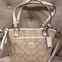 Coach Signature Canvas Peyton Handbag Photo 0