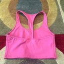 SET active Pink Racerback Athletic Workout Yoga Crop Top Size Medium Photo 1