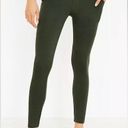 Lou & grey  Ponte Knit Pocket Capri Leggings Olive Green Size LP Photo 0