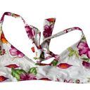 frankie's bikinis Frankie’s Bikinis Floral Tie Back Bikini Swim Top Photo 0