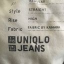Uniqlo Distressed Straight Leg Jeans Photo 13