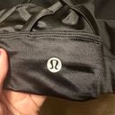 Lululemon  Energy Longline Sports Bra Foil Black Size 8 No Pads Photo 2