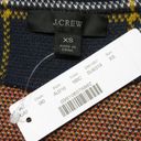 J.Crew NWT  Sophie in Black Stewart Tartan Open-Front Sweater Blazer Cardigan XS Photo 3