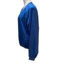 FootJoy Blue with White Trim Women's Water Resistant V-Neck Pullover Medium Photo 1