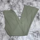 Love Tree  size Medium Pull On Flare Pants Ribbed Green Comfort Loungewear Photo 0