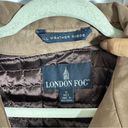 London Fog  Women's Sz S Petite All Weather Faux Suede Jacket Drawstring Waist Photo 7