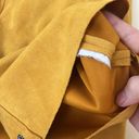 ZARA  Gold Yellow Faux Suede Leather Oversized Jacket Size XSmall Photo 7