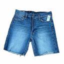 Gap  6” Shorts Size 4regular / 27 High Rise Low Stretch Cut Off Fray Medium Wash Photo 1