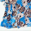 Alexis  Miller Floral Flutter Sleeve Top S Photo 3