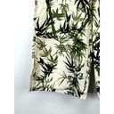 J.Jill  Linen Tropical Print Side Zip Wide Leg Pants SZ S Photo 2