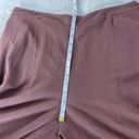 Coldwater Creek  Pull on Pants Size XL Slacks Dressy Brown Wide leg‎ High Waist Photo 5