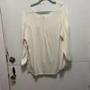 Anthropologie Cream Peplum Top Photo 2