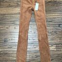 AG Adriano Goldschmied NWT  The Legging Super Skinny Suede Jeans Size 28 Brown Photo 0