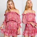 MISA Los Angeles  Washed Rose Pink Danae Floral Blouson Mini Dress Sz XS NWT Photo 2