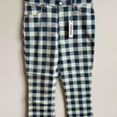 Wrangler ★ NWT -  Picnic Blue Plaid Crop Jeans ★ Photo 1