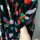 Open Edit NWT  Floral Velvet Cut Out Back Mini Dress Photo 4