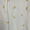 Rails  Rocsi Citron White Lemon Print Rayon Blouse Size Medium Photo 4