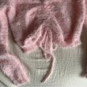 The Moon Sugar Baby Pink Ballet Barbie Fuzzy Sweater Photo 1