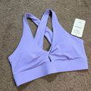 Fabletics NWT  Oasis Twist Sports Bra Size Large Purple Photo 4