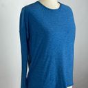 Beyond Yoga  Blue Heather Tie Back Long Sleeve Photo 1