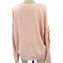 n:philanthropy  Lulu Ruffled Sweatshirt in Blossom Pink Size Large Photo 4