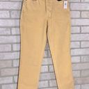 Banana Republic  NWT High Rise Straight Ankle Jeans in Pale Yellow Size 26P Photo 4