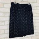 Rebecca Taylor  Black Lace Pencil Skirt Photo 1