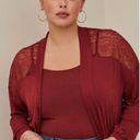 Torrid Red Super Soft Cardigan Top  Photo 3