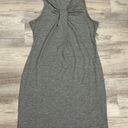 RD Style Heather Gray Sleeveless Knot Front Above the Knee Dress Size Small Photo 4