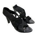 DKNY  - Kiana Elastic Strap Sandals in Black Photo 0