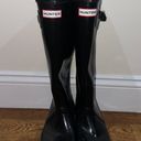 Hunter Original  Tall Gloss Black Rain Boots Photo 3