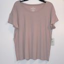 Second Skin Tommy John  Sleep Loungewear Ribbed T-Shirt Light Pink X-Small NWT Photo 0