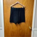 SKIMS Cozy Knit Boucle Teddy High Waisted Shorts Black Onyx L/XL Photo 14