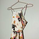 Wish  Wild Flower Mid Tie Waist Adjustable Straps Midi Vacay Dress Size Small Photo 5