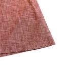 Wilfred  Aritzia Tweed Mini Skirt Coral Cotton Fully Lined Size Small Women's Photo 2