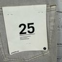 RE/DONE 70s Ultra High Rise Wide Leg Jeans Button Fly Gray Greyish 25 NWT Photo 8