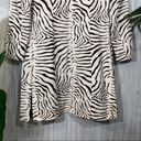 J. McLaughlin  Jasper Velvet Zebra Jacket size 4 *FLAWED* Photo 5