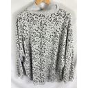 Aerie  Animal Print 1/4 Zip Oversized Sweatshirt Size Large Photo 3