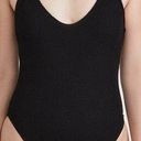 Good American NEW  Always Fits One Piece Swimsuit Crinkle Black Women's 1/2 S/M Photo 0