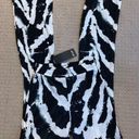 Nasty Gal Zebra Wave Print Flare Pants Photo 1