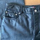 Tommy Hilfiger Vintage Y2K   Black Leather Pants size 4 Photo 5