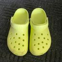 Crocs lime green Photo 0