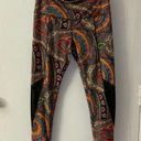 ABS Allen Schwartz  Paisley Print Leggings size S Photo 0