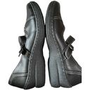 L.L.Bean  Womens Mary Jane Comfort Shoes 6W Black Leather Classic Buckle Strap Photo 10